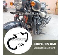 Adatto Per Royal Enfield Shotgun 650 "Paraurti Motore Compatto, Nero"