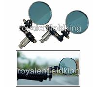 Adatto Per Royal Enfield Specchio Laterale Pieghevole Rotondo A Coppia