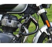 Adatto Per Royal Enfield Super Meteor 650 Parafango Motore Con Slider Neri