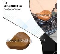Adatto Per Royal Enfield Super Meteor 650 Sella Frontale Solo Personalizzata Tan