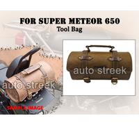 Adatto Per Royal Enfield Super Meteor 650 Tool Bags Marrone Tan