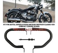Adatto per Royal Enfield Super Meteor Shotgun 650 Compact Engine Crash Guard ...
