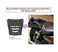 Adatto Per Royal Enfield Vermillion Solo Expedition Rack/Plate Per Meteor 350cc