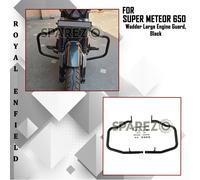 Adatto per Royal Enfield "Wadder Large Crash Bar, Black" Super Meteor 650