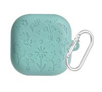 Adatto per Sam-sung Galaxy Buds 4 Pro Custodia protettiva per auricolari con gancio, custodia protettiva antiurto e antipolvere per Galaxy Buds 4 Pro (Verde Matcha)