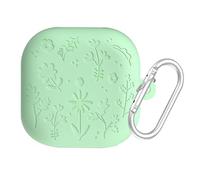 Adatto per Sam-sung Galaxy Buds 4 Pro Custodia protettiva per auricolari con gancio, custodia protettiva antiurto e antipolvere per Galaxy Buds 4 Pro (Verde)