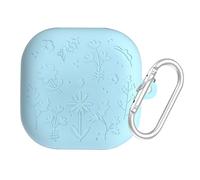 Adatto per Sam-sung Galaxy Buds 4 Pro Custodia protettiva per auricolari con gancio, custodia protettiva antiurto e antipolvere per Galaxy Buds 4 Pro (Blu)