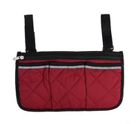 Adatto Per Sedie a Rotelle Multiple Design Tasche Strisce Riflettenti Ampiamente Comune (Red)
