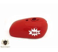 ADATTO PER SERBATOIO BENZINA BSA A65 SPITFIRE HORNET 2 GALLONI ACCIAIO VERNIC...