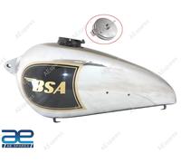 Adatto per serbatoio benzina Bsa M20 M21 cromato e verniciato nero con tappo