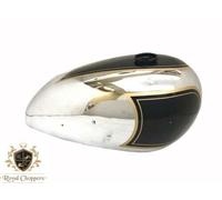 Adatto per serbatoio benzina cromato verniciato nero Ajs Twin G9 G12 Matchless