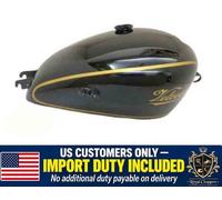ADATTO PER SERBATOIO BENZINA VELOCETTE MAC MOV MDD 350 ACCIAIO VERNICIATO NERO