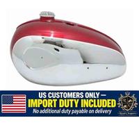 ADATTO PER SERBATOIO BSA A65 THUNDERBOLT 4 GALLONI VERNICIATO CILIEGIO E...