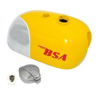 Adatto per serbatoio BSA B25 B40 B44 C15 Victor Enduro Trials acciaio cromato...