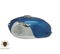 ADATTO PER SERBATOIO BSA BANTAM D7, D10, D14, D175, BUSHMAN CROMATO E BLU + T...
