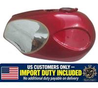 ADATTO PER SERBATOIO CARBURANTE BSA A65 SPITFIRE, FIREBIRD CROMATO E...