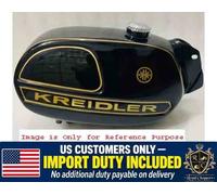 Adatto per serbatoio Kreidler Florett RS RMC K54 A verniciato nero 1973