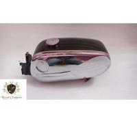 Adatto per serbatoio Zündapp Ks 50 Super Sport Type 517-20 cromato e vernicia...