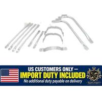 Adatto per set di supporti parafango cromati BSA A7 A10 Superrocket Goldstar