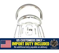 Adatto per set parafanghi anteriori e posteriori BSA A10 Rocket Goldstar crom...