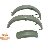 ADATTO PER SET PARAFANGO ANTERIORE E POSTERIORE TRIUMPH 3HW 350CC...