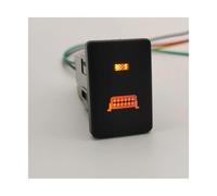 Adatto per Suzuki Jimny 2019 2020 2021, pulsante di accensione/spegnimento per barra luminosa a LED con filo, luce arancione per auto.