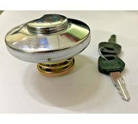 Adatto per Suzuki Samurai Gypsy tappo serbatoio carburante cromato bloccabile...