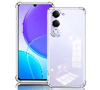 Adatto per telefoni: Custodia telefonica trasparente, resistente ai militari, anti-ingiallimento, antiurto, custodia protettiva trasparente (trasparente) Vivo Y15S 2021/Y15A,vivo V23e,vivo Y76 5G,vivo
