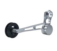 Adatto per tendicatena per bici pieghevole Brompton 5 velocità 6 7, stabilizzatore deragliatore posteriore tenditore puleggia rullo catena(Silver)