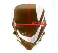 Adatto Per TMAX 500 Parabrezza Deflettori Tmax500 XP500 XP20 Fumo 62Cm