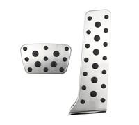 Adatto per Toyota Crown 2015 - 2017, copertura per pedale auto in acciaio inox, set di accessori per freno e gas, facile da usare