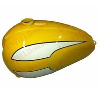 Adatto Per Triumph T120R TR6 Serbatoio Di Carburante Giallo Bianco