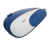 Adatto Per Triumph T150 Trident Blu Bianco Serbatoio Del Carburante Verniciato