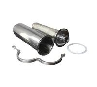 Adatto per tubi da 19/25/32/38/51/63 mm x 3,8 cm, 5,1 cm, 2,5 cm, 6,3 cm, filtro in linea per birra fatta in casa in acciaio inox SUS 304 (32 mm K50,5 mm, 150 maglie)