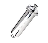 Adatto per tubi da 38 mm 51 mm x 3,8 cm 5,1 cm a tre morsetti in linea, filtro in linea per birra fatta in casa SUS 304 in acciaio inox (rete 400, tubo da 51 mm K64 mm)