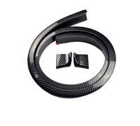 Adatto per tutti i tipi di spoiler per tetto auto 1.5M spoiler per coda in gomma al carbonio per auto-styling PU brasatura fai da te Refit Spoiler(150CM-4.5CM)
