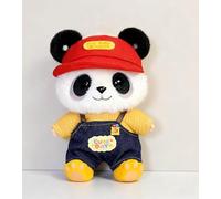 Adatto per vestiti da bambola alla moda da 17 cm, pantaloni, cappelli, occhiali (scarpe escluse) (LBB rosso (cappello + top + tuta))