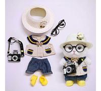 Adatto per vestiti per bambole alla moda da 10 cm e 17 cm (escluse le bambole) (set di sei pezzi per fotocamera)