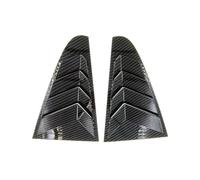 Adatto per VW CC 2010-2018 2x Copertura per persiana posteriore per finestrino laterale, rivestimento per presa d'aria in ABS, accessori per auto Side Window Scoop Feritoie(Carbon)