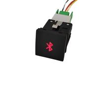 Adatto per VW Golf 6 Jetta MK6 Caddy EOS Scirocco Touran 2009-2011 Interruttore a pulsante Bluetooth con luce LED rossa per auto
