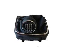 Adatto per VW, Golf V VI, Golf 5, Golf 6, Jetta 5 velocità 6 marce pomello del cambio auto con ghetta rivestita in pelle manopola del cambio (6 velocità) (6 velocità) (6 velocità)