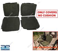Adatto per Willys Jeeps MB M38 Ford GPW sedili anteriori coperture in tela ve...