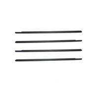 Adatto per X-Trail T31 2008-2013 Strisce meteorologiche per vetri per finestre 4 pezzi 80821-1DA0A Guarnizione in gomma per finestre esterne Paraspigoli Portiera Auto