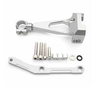 Adatto per Yam&aha XSR900 2015-2020 Kit di supporto per staffa stabilizzatrice ammortizzatore sterzo moto in alluminio CNC Ammortizzatore Moto(Silver)