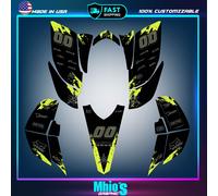 Adatto per YAMAHA YFZ450 yfz 2003 2004 2005 2006 2007 2008 kit grafico...