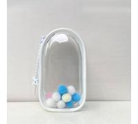 Adatto solo per l'ultima versione 4.0 custodia protettiva ciondolo di bambole alla moda. ([bianco] 4.0 Esclusiva borsa da magazzino (corda in silicone a doppio foro + palla di pelo))