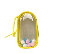 Adatto solo per l'ultima versione 4.0 custodia protettiva ciondolo di bambole alla moda. ([Giallo] 4.0 Esclusiva borsa da magazzino (corda in silicone a doppio foro + palla di pelo))