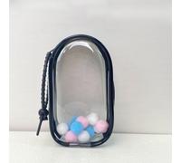 Adatto solo per l'ultima versione 4.0 custodia protettiva ciondolo di bambole alla moda. ([nero] 4.0 Esclusiva borsa da magazzino (corda in silicone a doppio foro + palla di pelo))