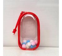 Adatto solo per l'ultima versione 4.0 custodia protettiva ciondolo di bambole alla moda. ([rosso] 4.0 Esclusiva borsa da magazzino (corda in silicone a doppio foro + palla di pelo))