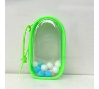 Adatto solo per l'ultima versione 4.0 custodia protettiva ciondolo di bambole alla moda. ([verde] 4.0 Esclusiva borsa da magazzino (corda in silicone a doppio foro + palla di pelo))